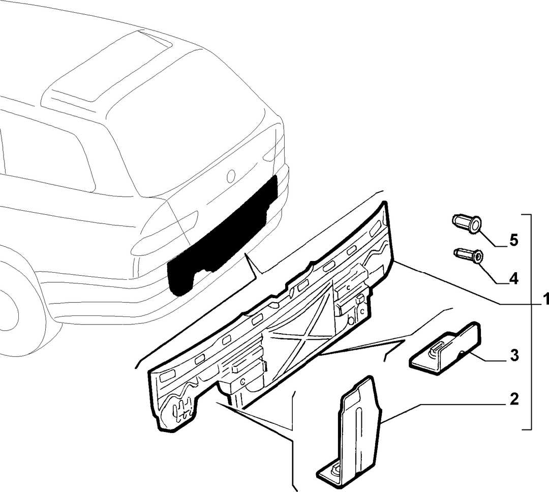 BODYSHELL, PANELS (REAR PART) 3