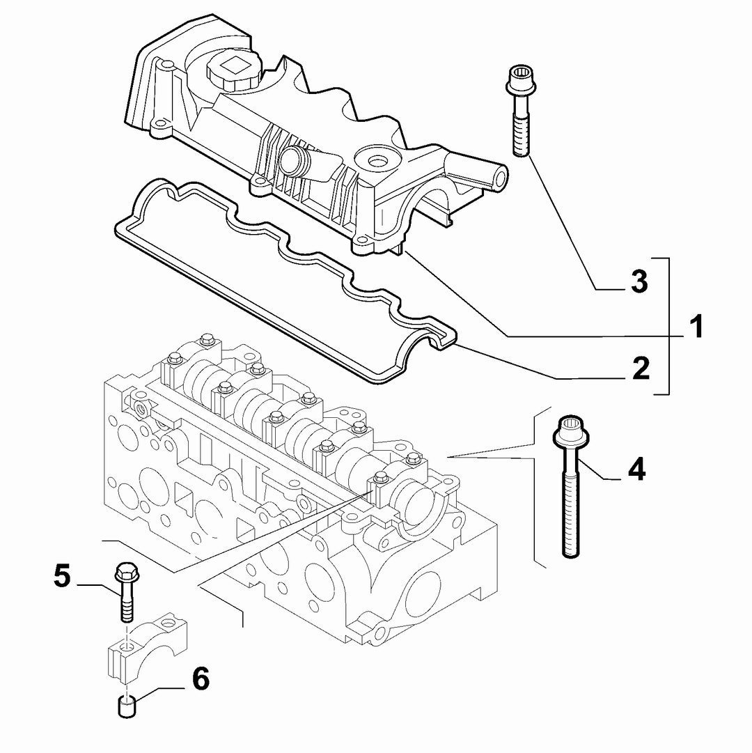 CYLINDER HEAD AND GASKETS 1