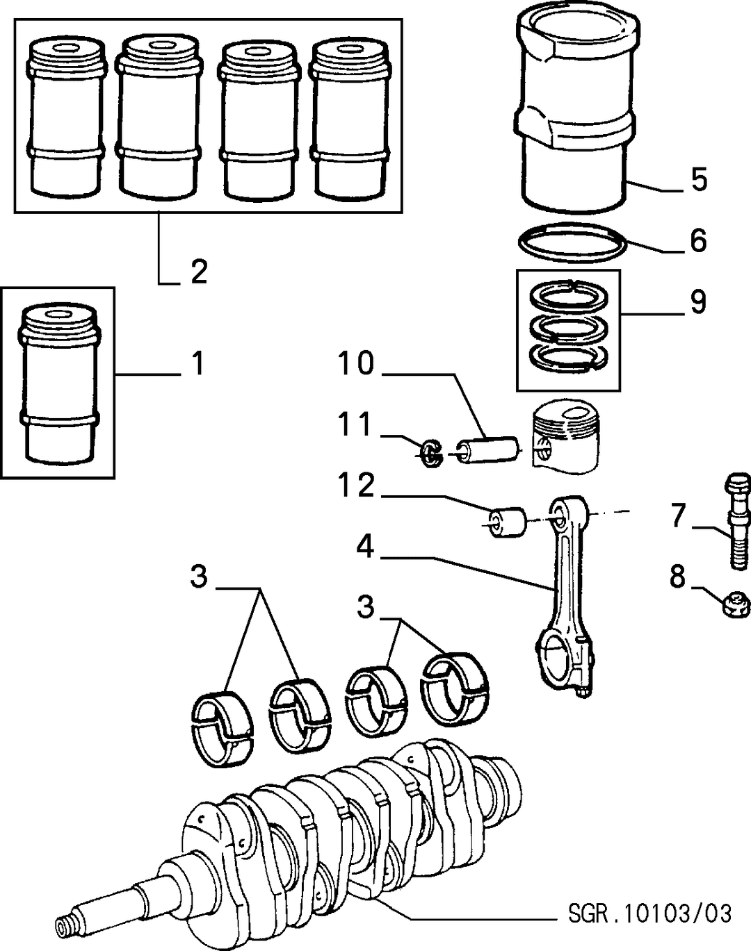 CONNECTING RODS AND PISTONS 4