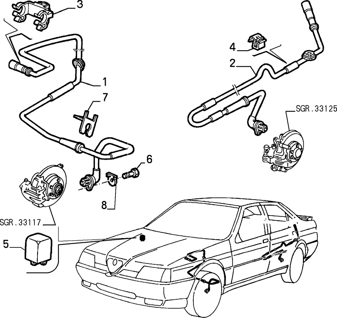 HYDRAULIC BRAKE CONTROL WITH ANTISKID 8