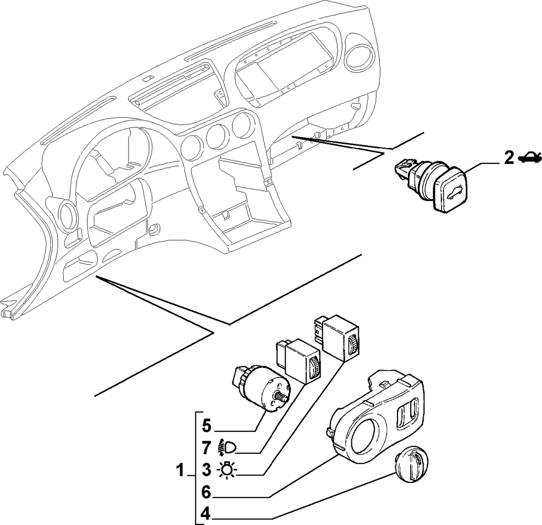 VARIOUS CONTROL PUSH BUTTONS AND SWITCHES 4