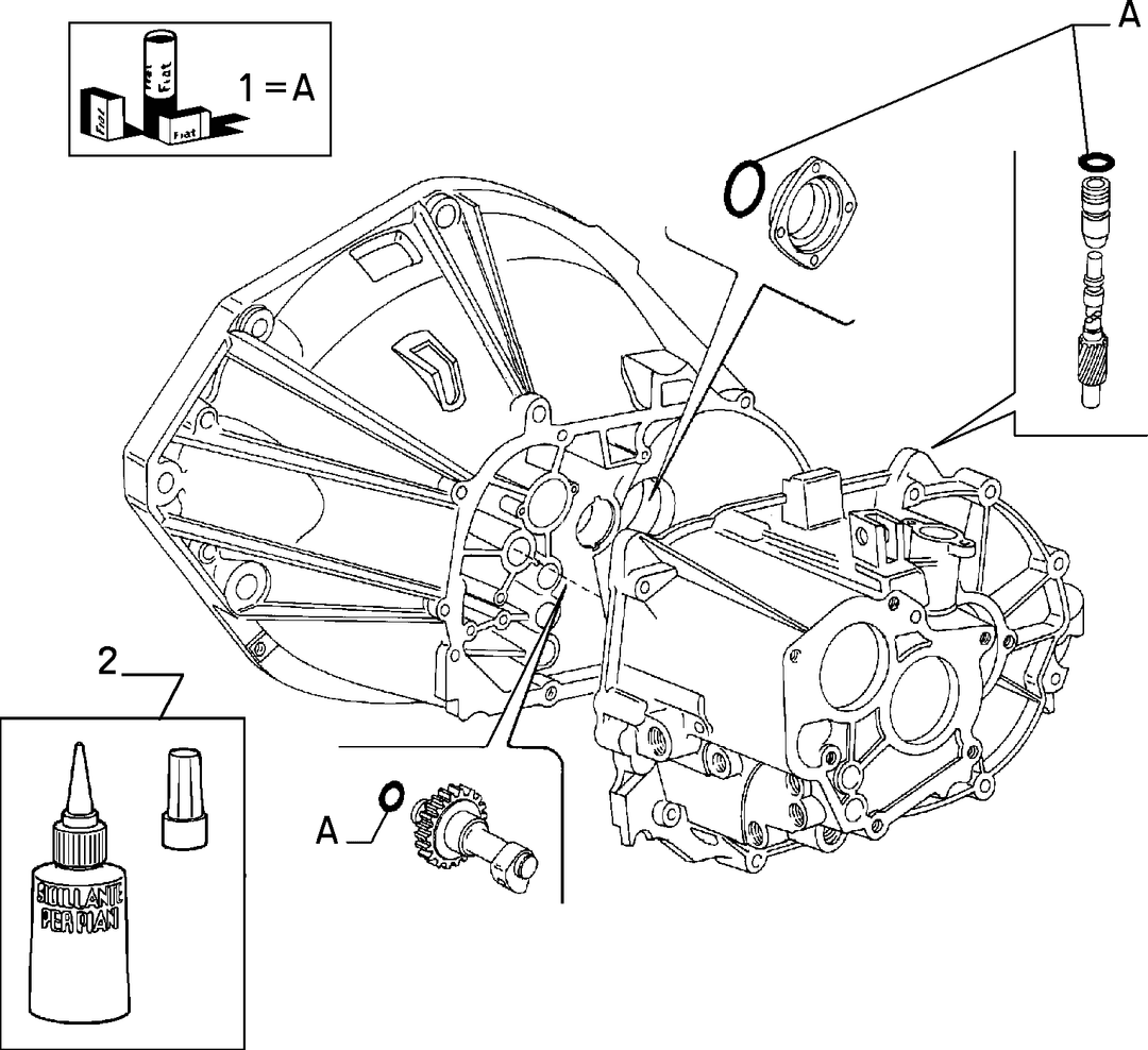TRANSMISSION AND DIFFERENTIAL UNIT, CASING AND COVERS 3