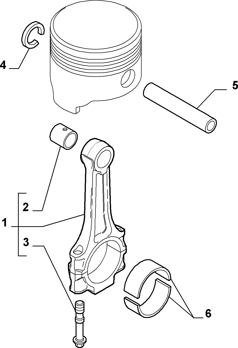 CONNECTING RODS AND PISTONS 15