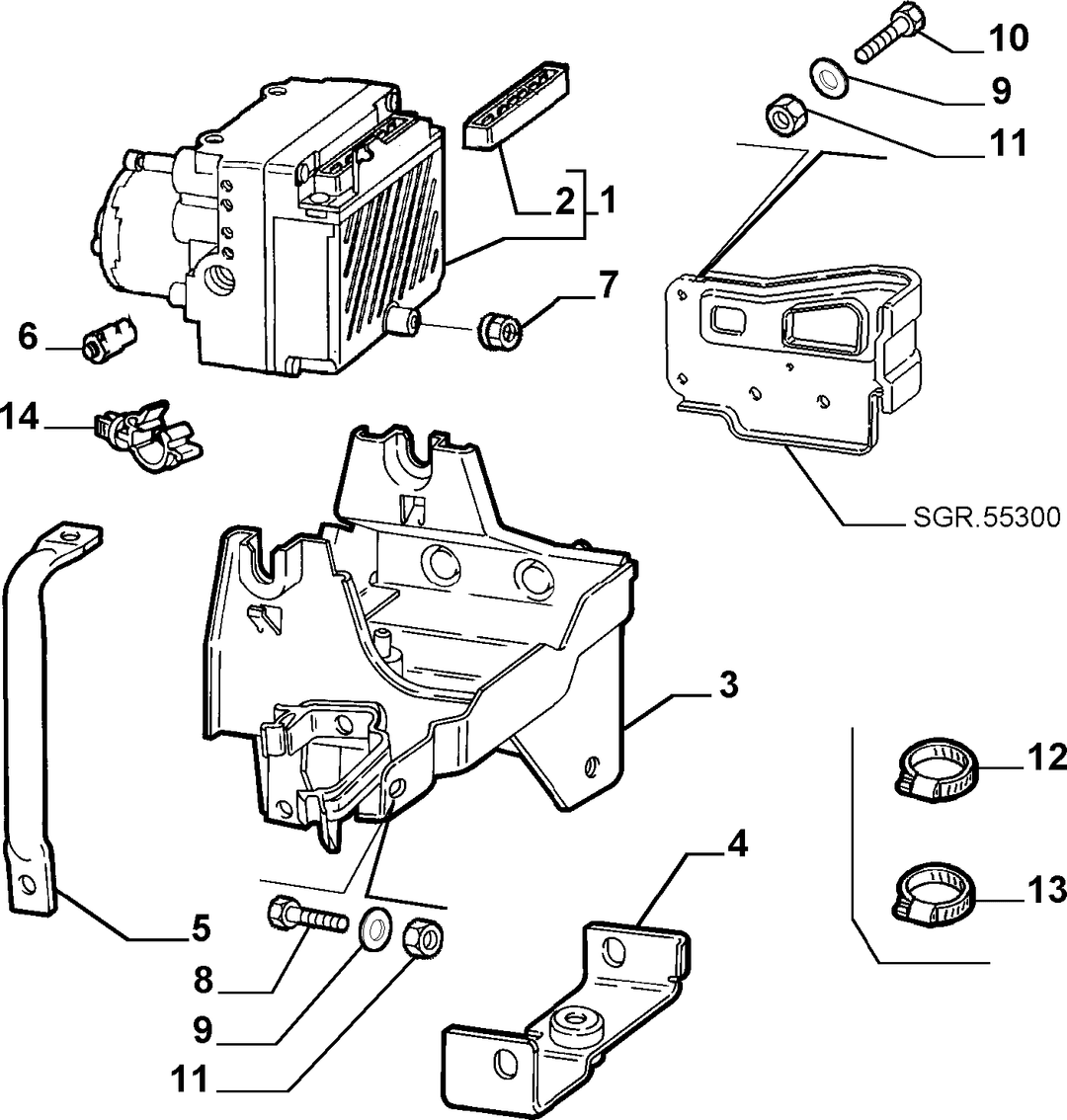 HYDRAULIC BRAKE CONTROL WITH ANTISKID 70
