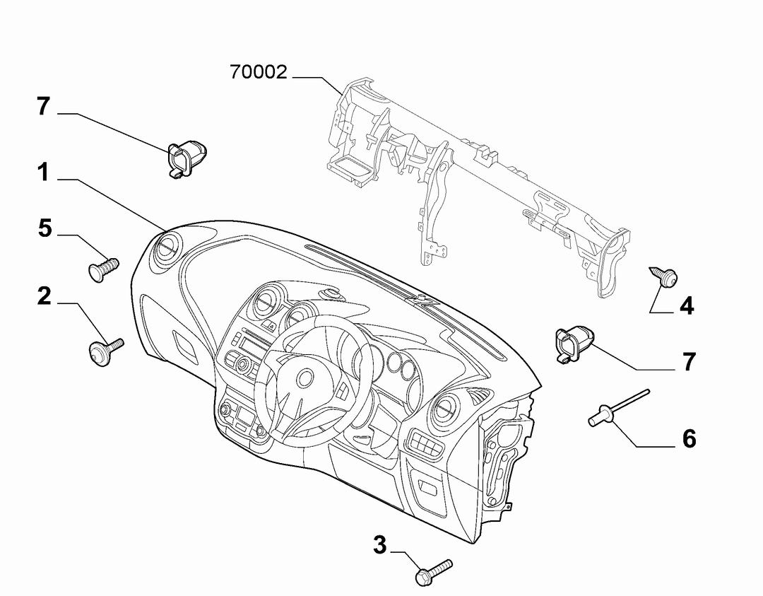DASHBOARD INSTRUMENT HOLDER 2