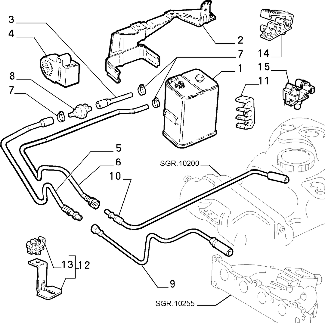 FUEL TANK PIPING 15