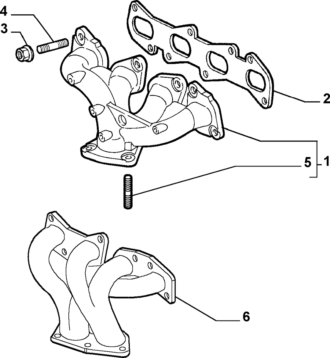 EXHAUST MANIFOLD 4