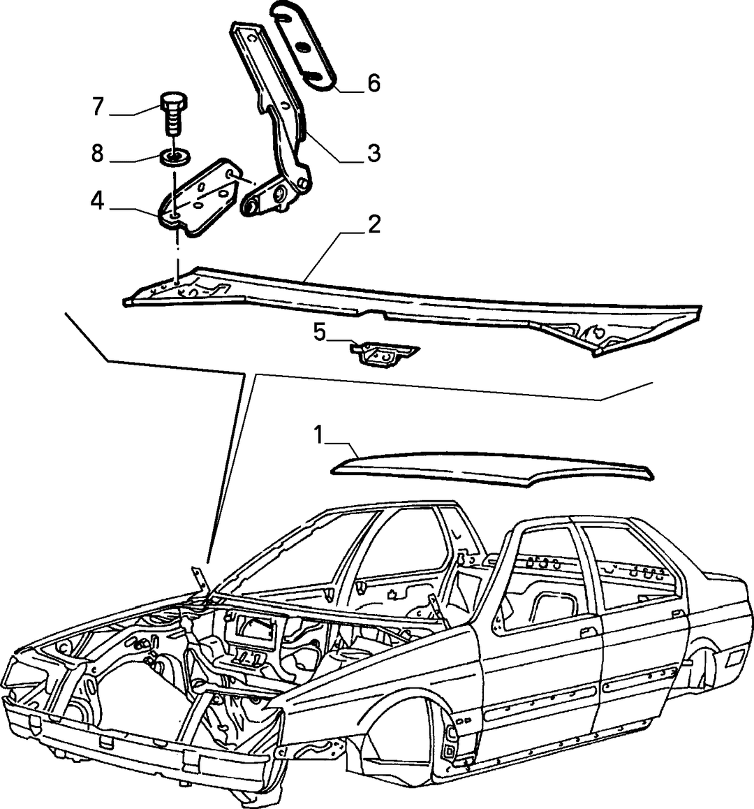 BODYSHELL, PANELS (CENTRAL PART)  4