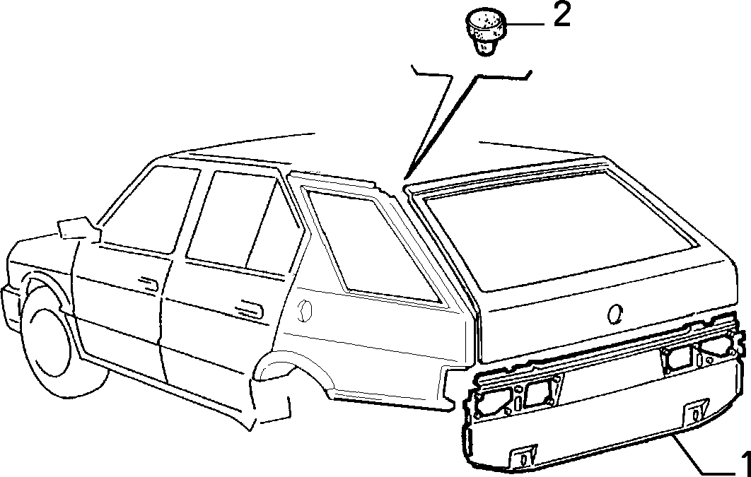 BODYSHELL, PANELS (REAR PART) 2
