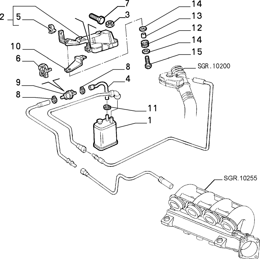 FUEL TANK PIPING 14