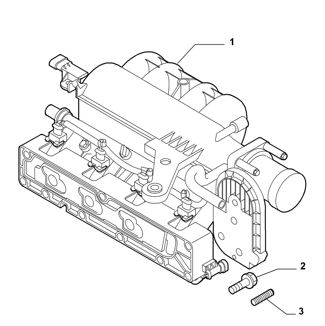 INTAKE MANIFOLD AND BUTTERFLY CLIPS 3