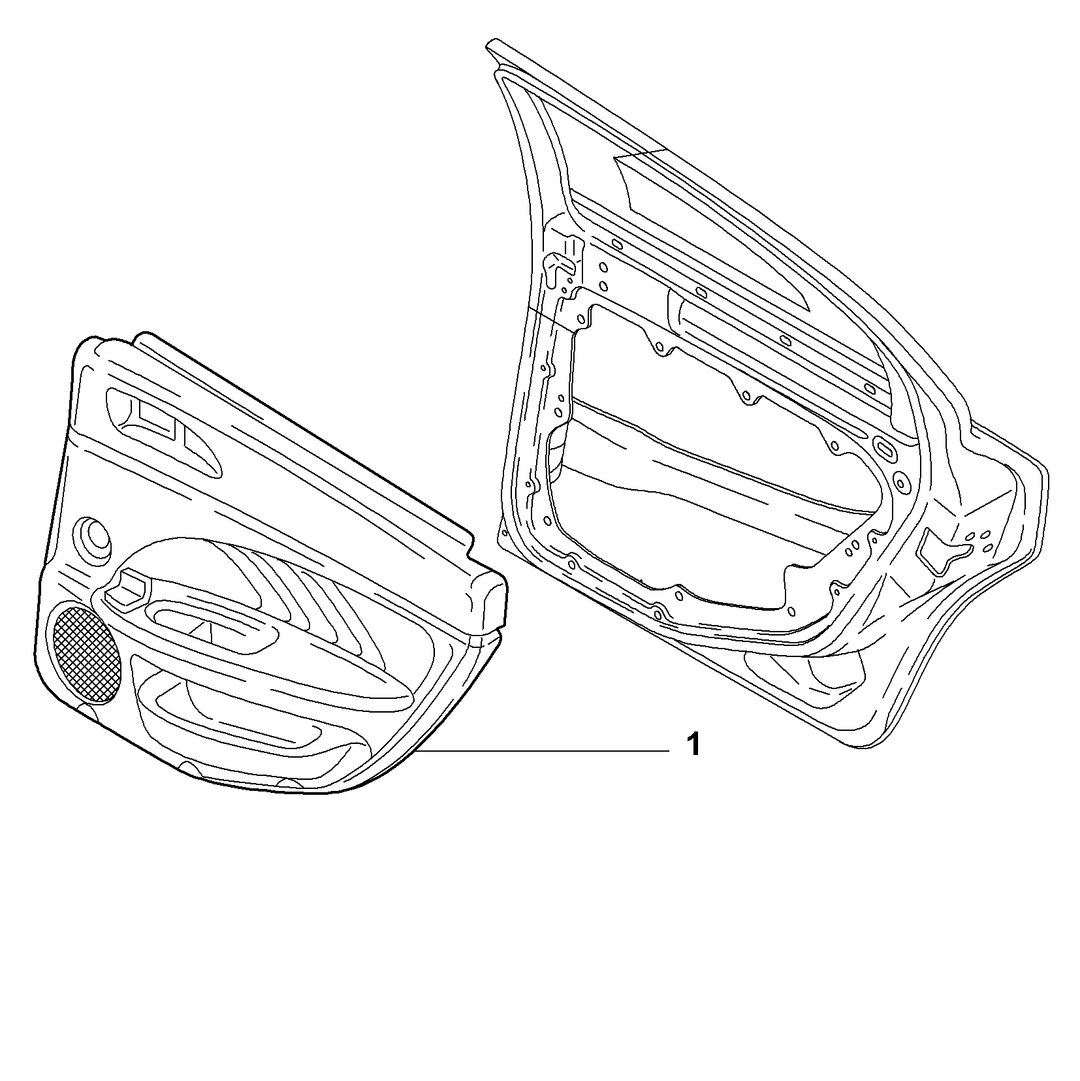 PANELS FOR REAR SIDE DOOR  3