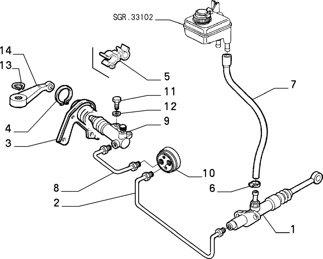 CLUTCH RELEASE HYDRAULIC CONTROL 3