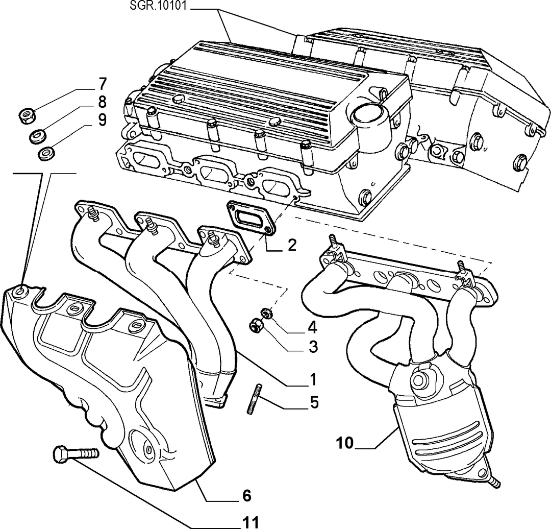 EXHAUST MANIFOLD 3