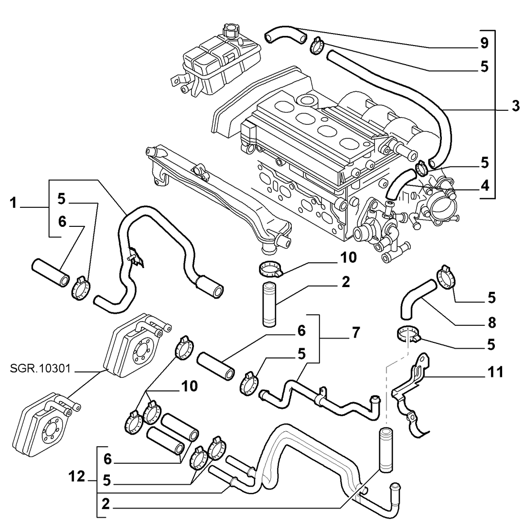 WATER PUMP AND LINES 9