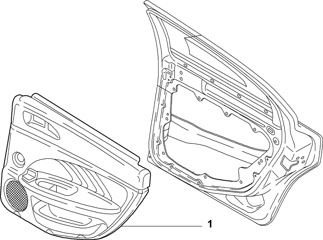 PANELS FOR REAR SIDE DOOR  4