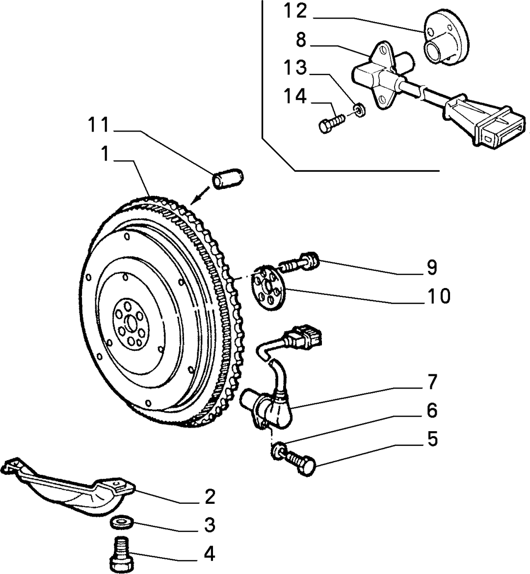 CRANKSHAFT AND FLYWHEEL 2