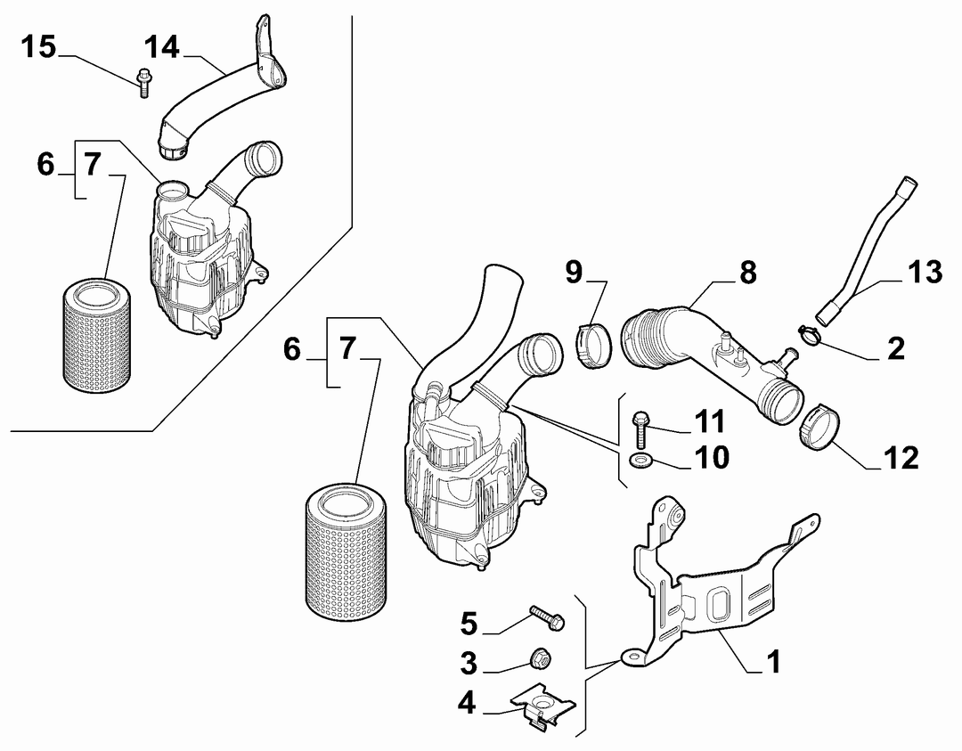 AIR FILTER AND PIPING 2