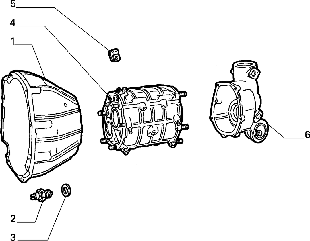 TRANSMISSION AND DIFFERENTIAL UNIT, CASING AND COVERS  1