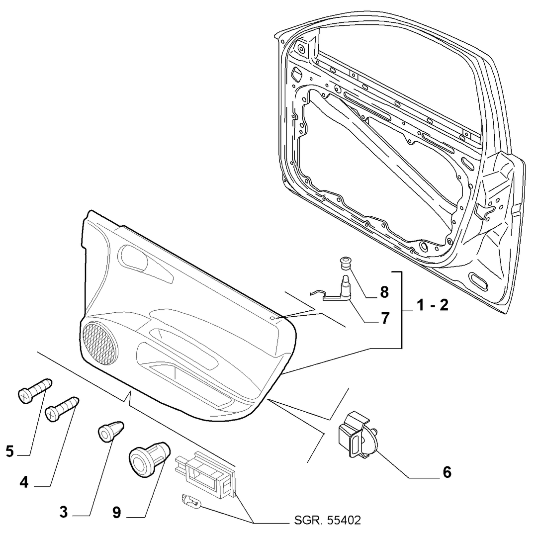 INTERIOR PANELS FOR FRONT SIDE DOORS 7