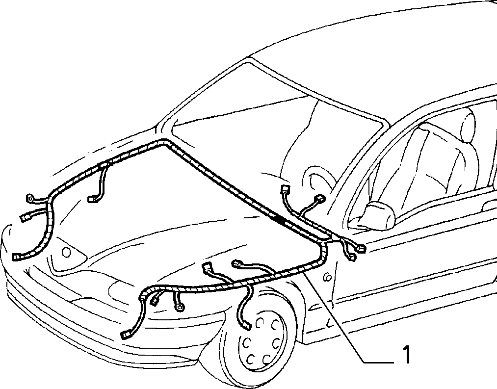 CABLE HARNESS (FRONT) 1