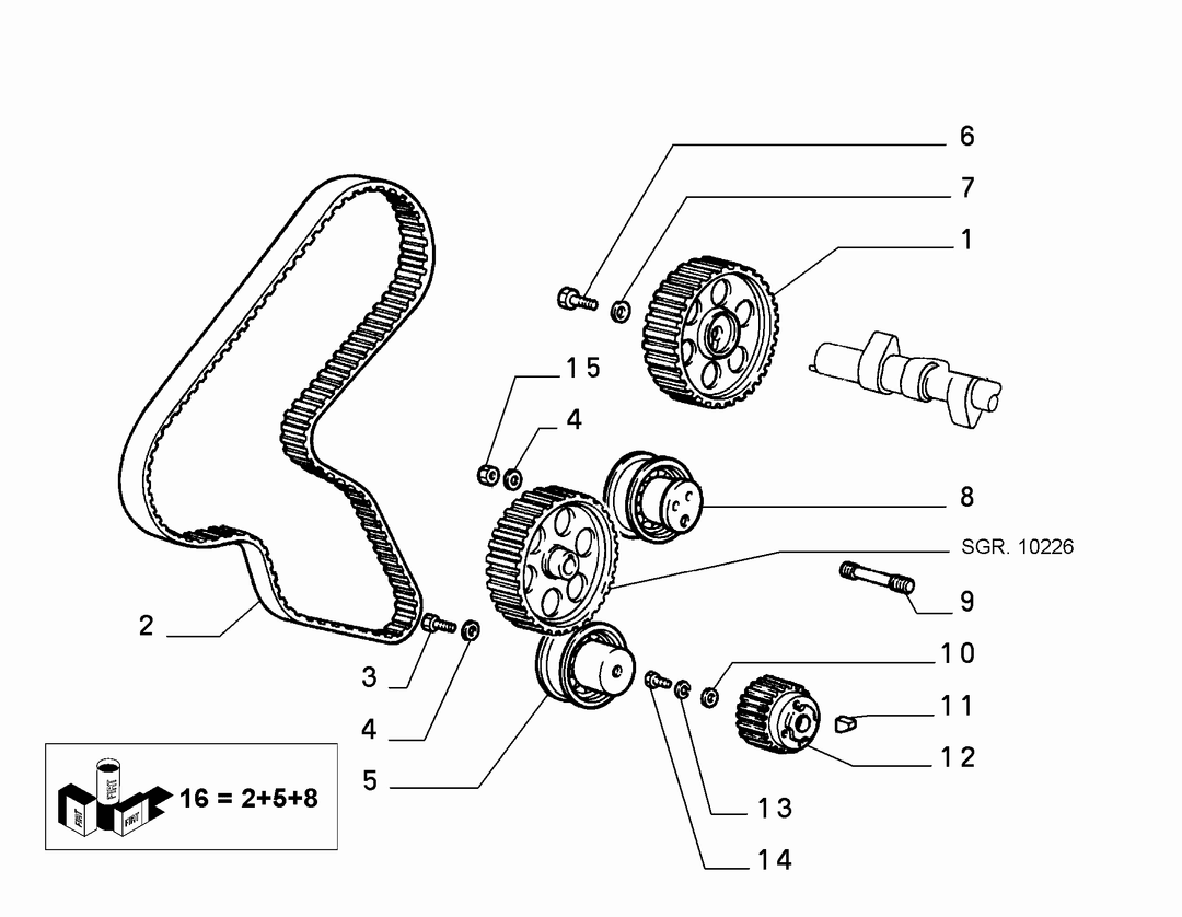 CAMSHAFT DRIVE 2