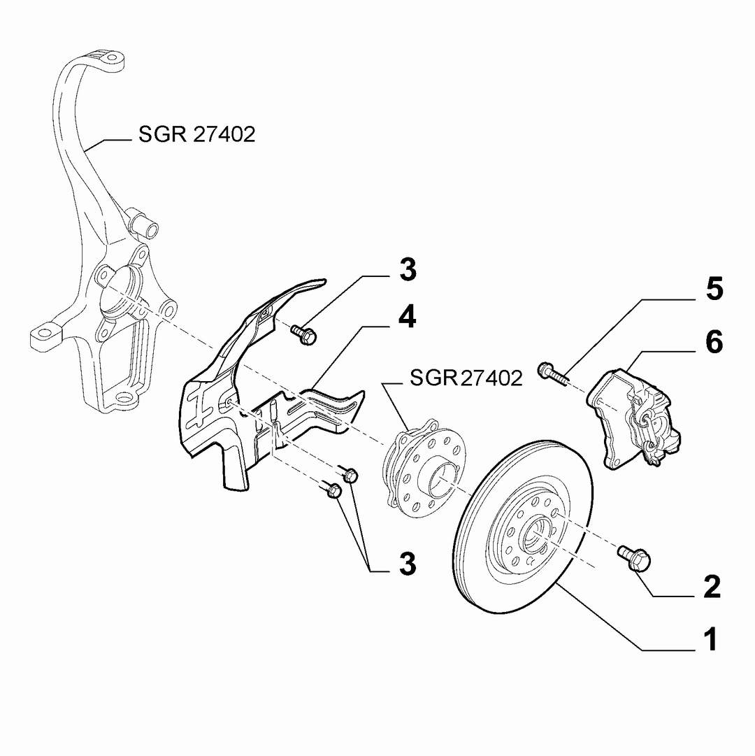 FRONT WHEEL BRAKES