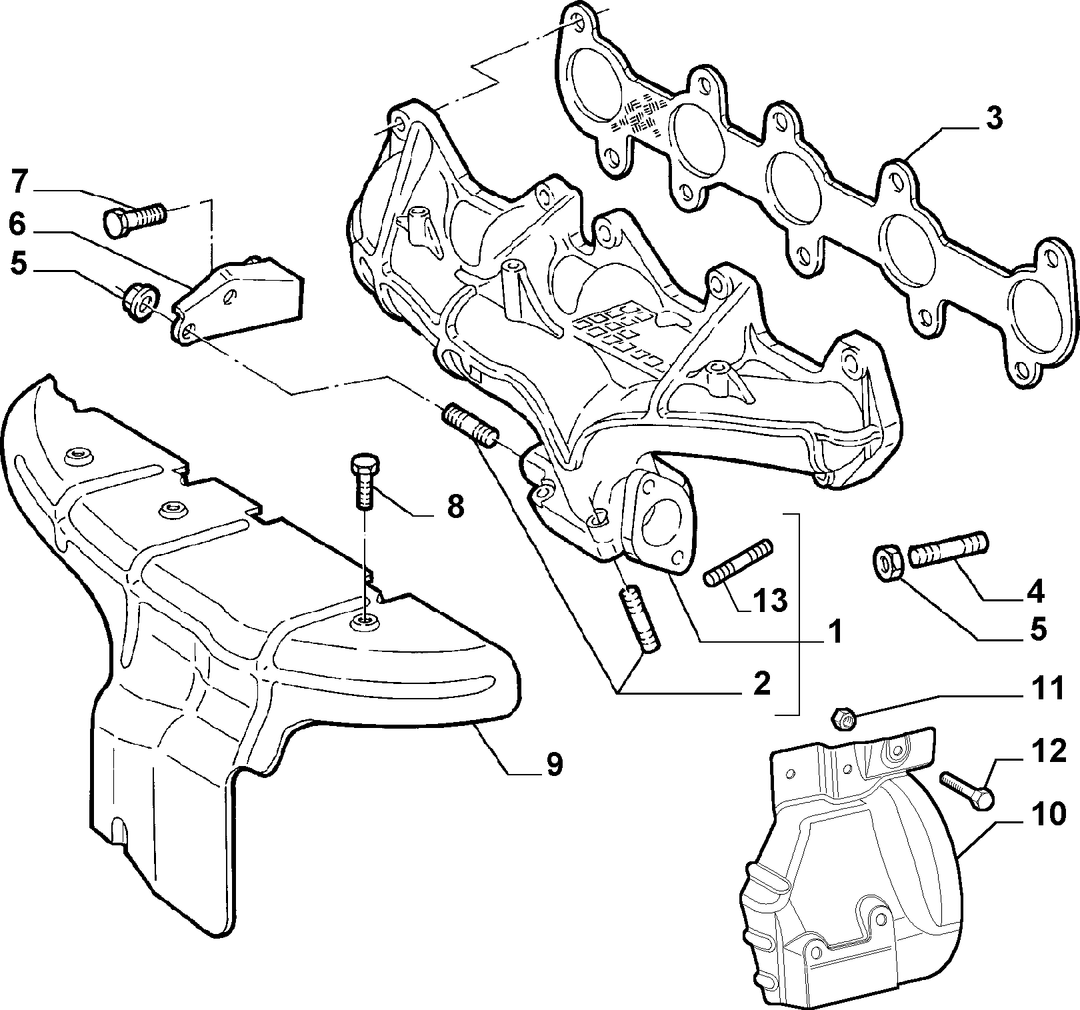 EXHAUST MANIFOLD 5