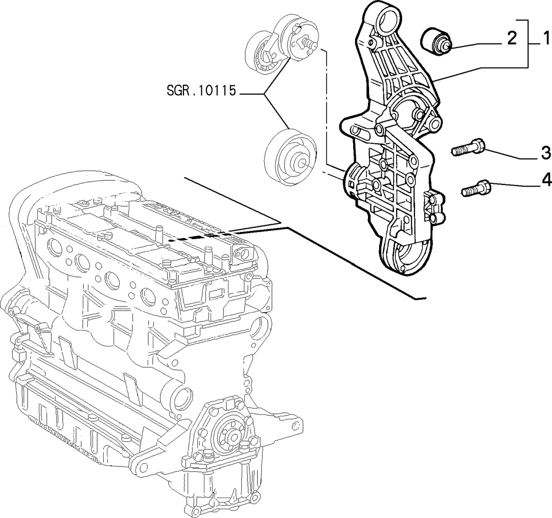 DRIVESHAFT MOUNTING 2