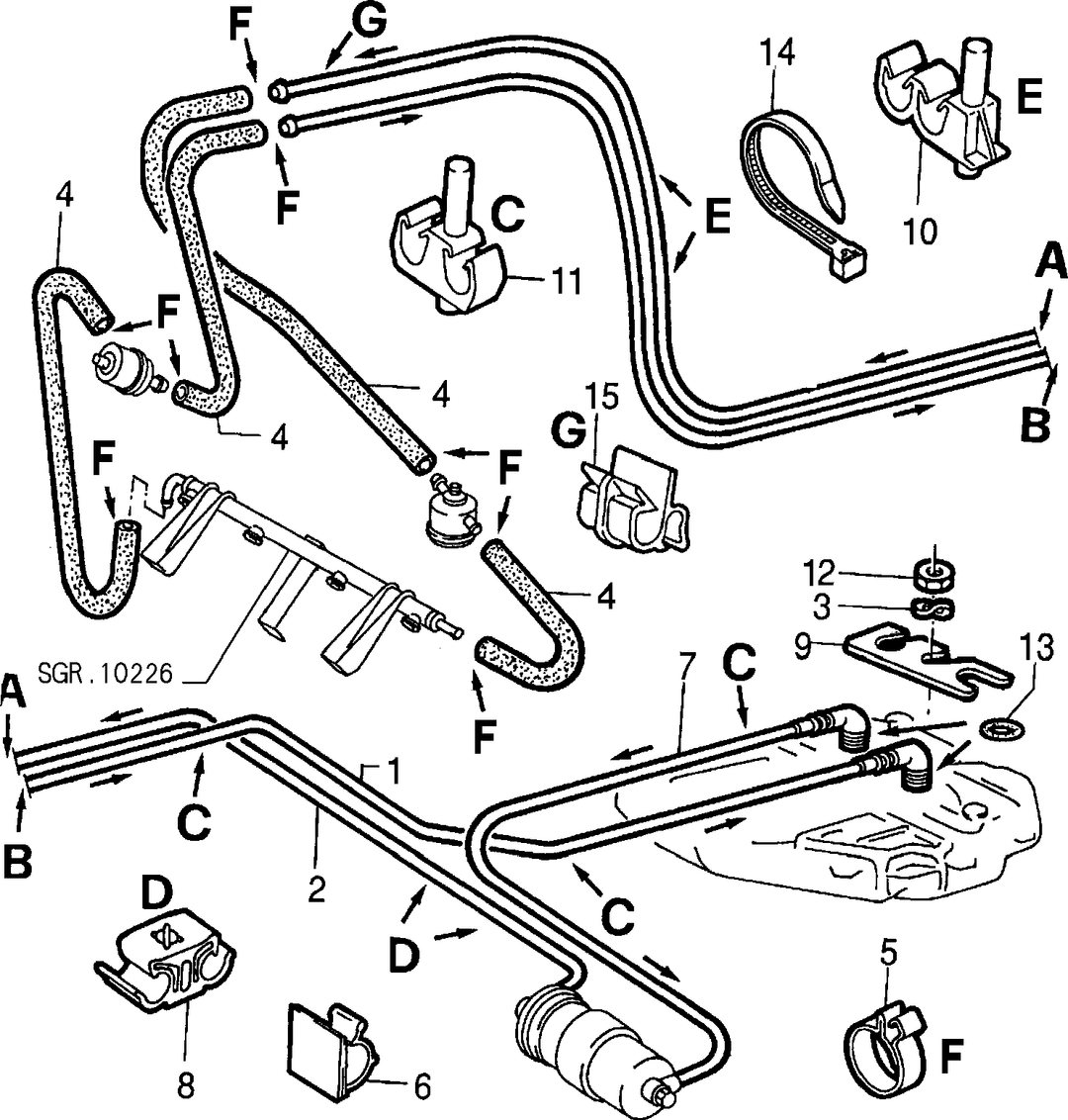 FUEL TANK PIPING 4