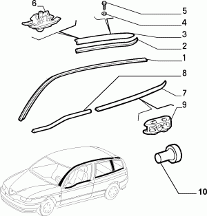 OUTER TRIM MOULDINGS