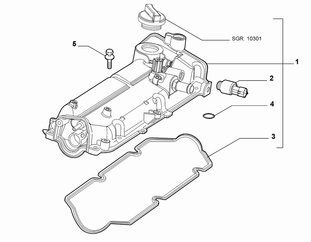 CYLINDER HEAD AND GASKET COVERS 1