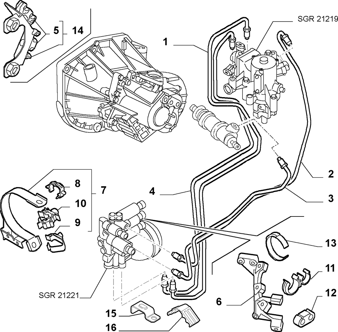CLUTCH RELEASE HYDRAULIC CONTROL 12
