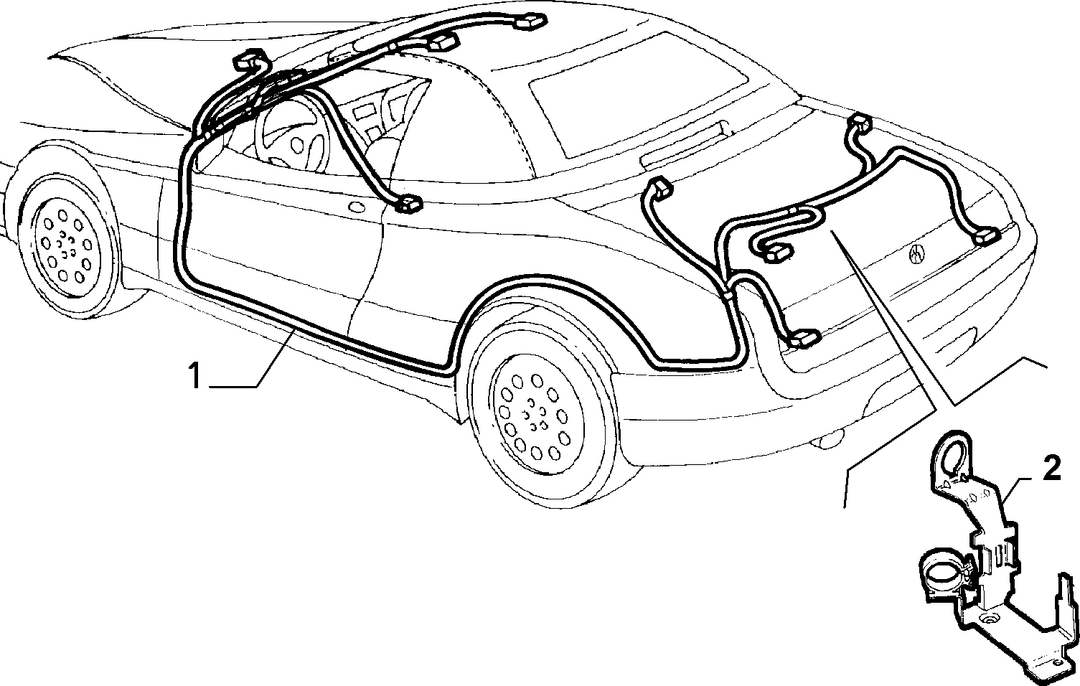 CABLE HARNESS (REAR SEAT)