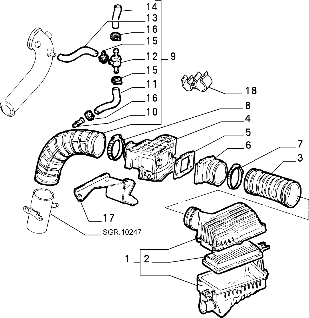 AIR FILTER AND PIPING 2