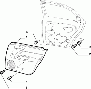 PANELS FOR REAR SIDE DOOR