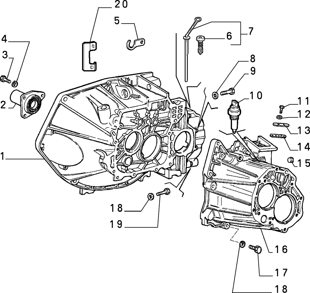 TRANSMISSION AND DIFFERENTIAL UNIT, CASING AND COVERS 4