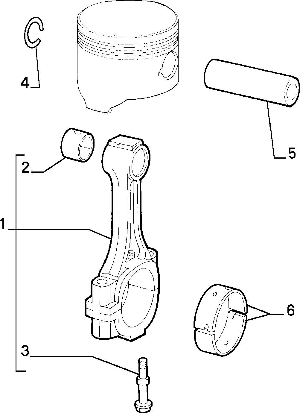 CONNECTING RODS AND PISTONS 3