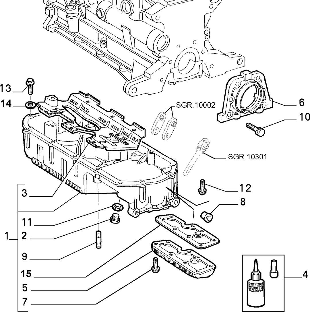 BLOCK SUMP AND COVERS 1