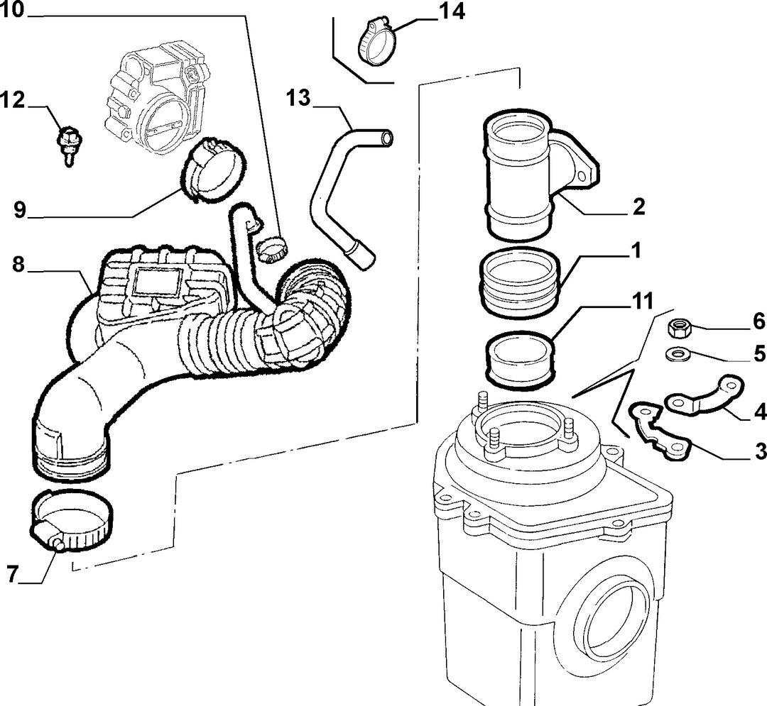 AIR FILTER AND PIPING 9