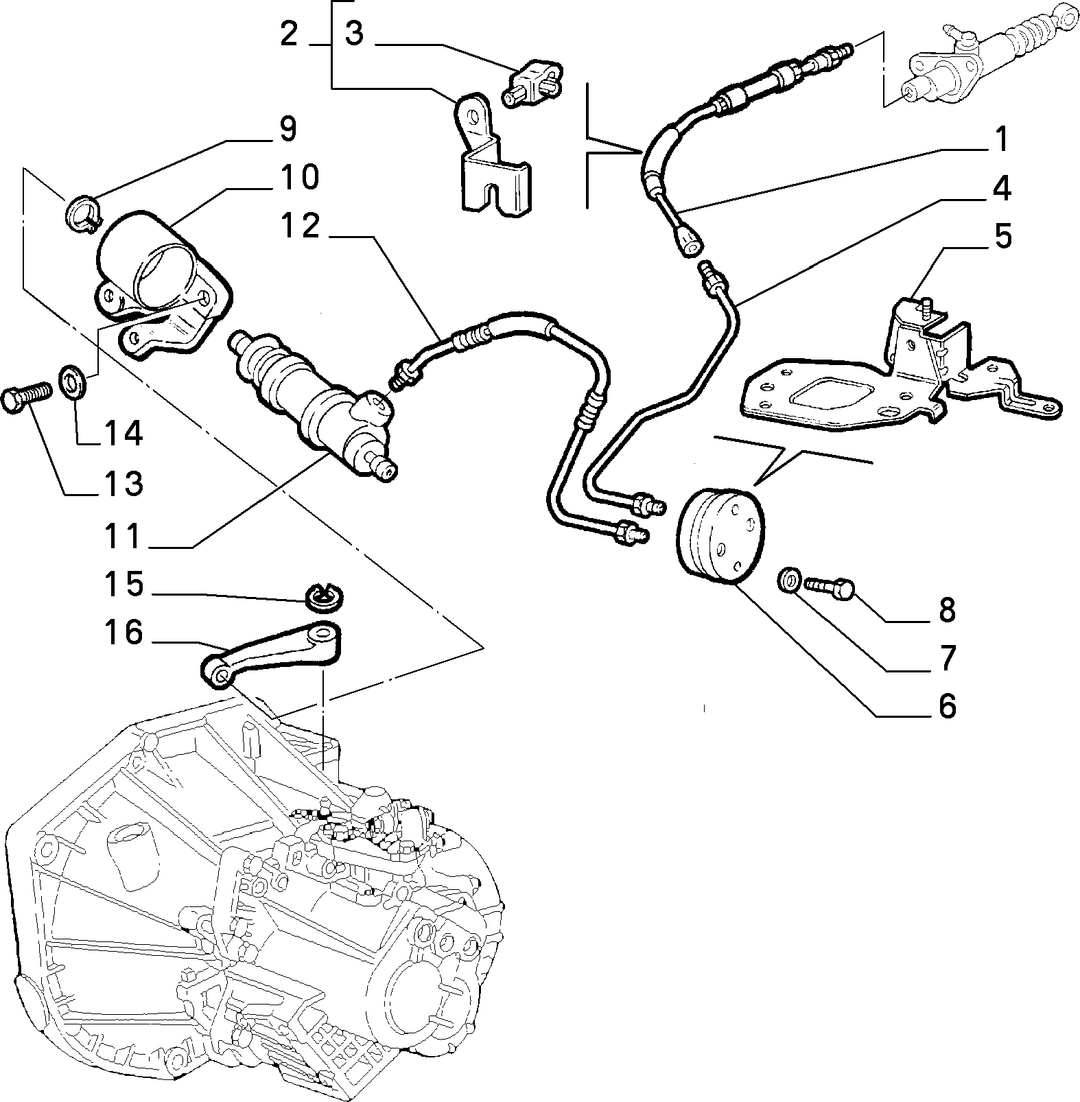 CLUTCH RELEASE HYDRAULIC CONTROL 10