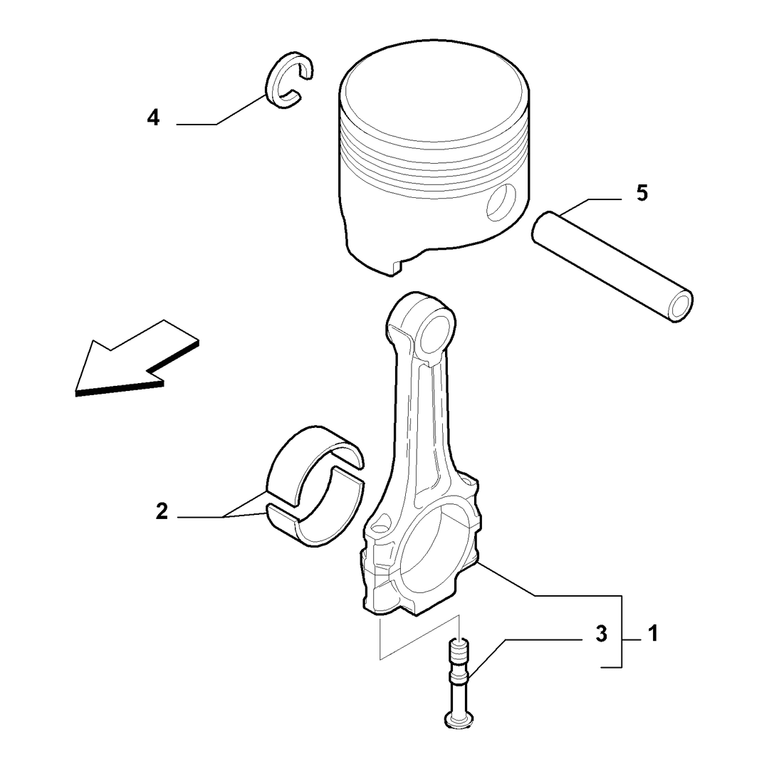 CONNECTING RODS AND PISTONS 3
