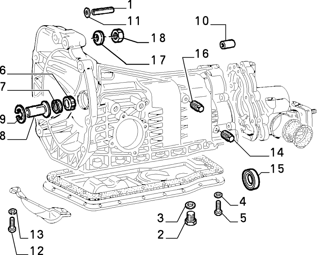 TRANSMISSION AND DIFFERENTIAL UNIT, CASING AND COVERS 4
