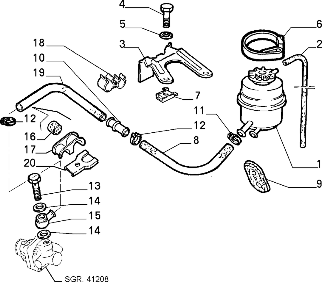 POWER STEERING HYDRAULIC SYSTEM 16