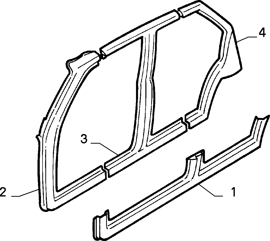 BODYSHELL, PANELS (CENTRAL PART)  2