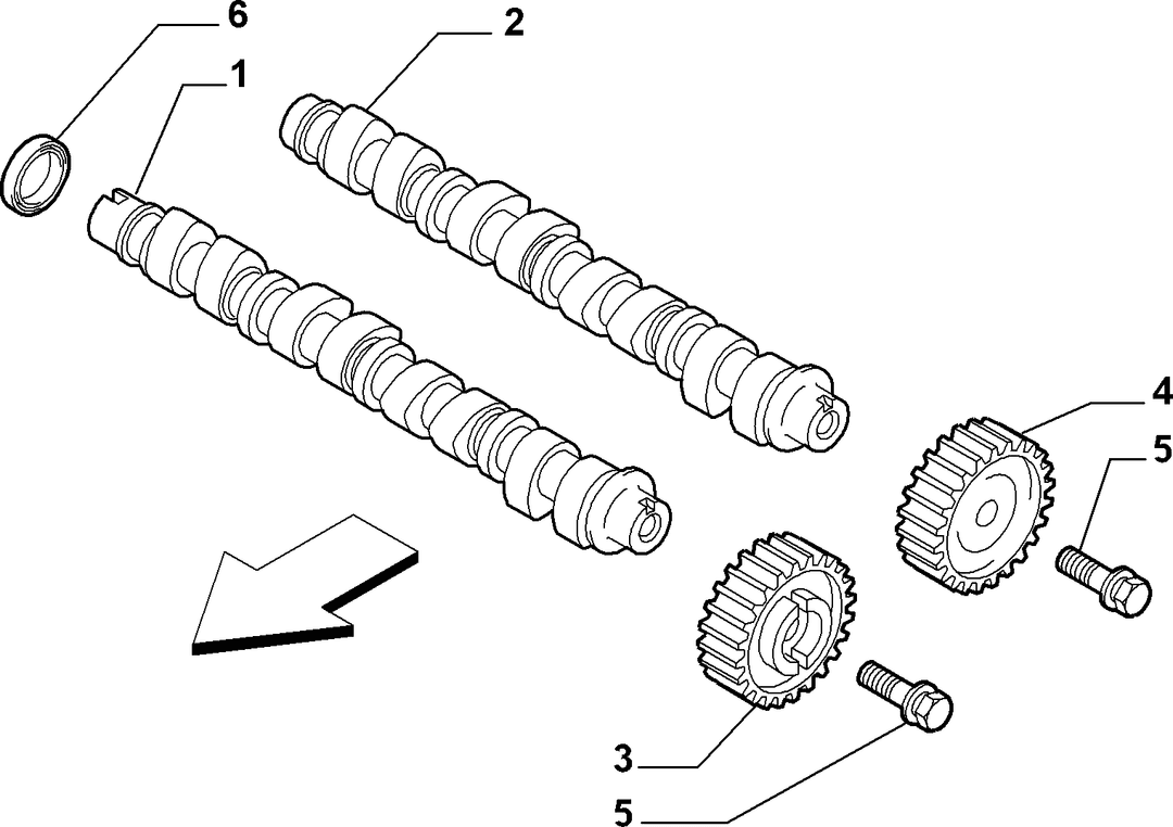 CRANKSHAFT AND GEAR TIMING SYSTEM 1