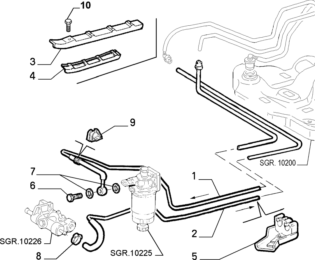 FUEL TANK PIPING 1