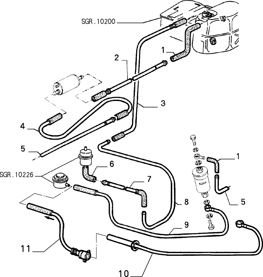 FUEL TANK PIPING 8
