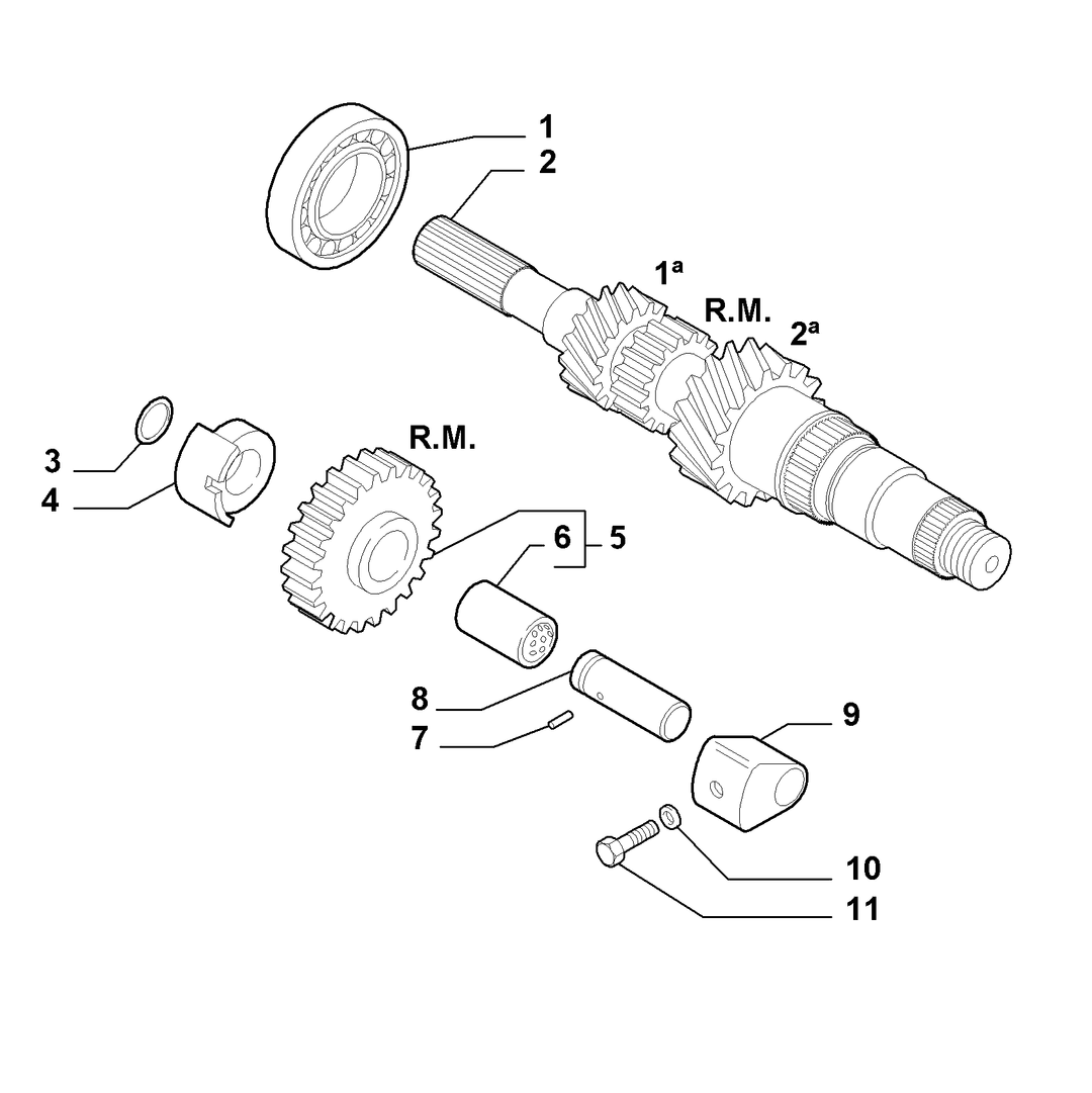 PRIMARY SHAFT AND GEAR LEAD 4