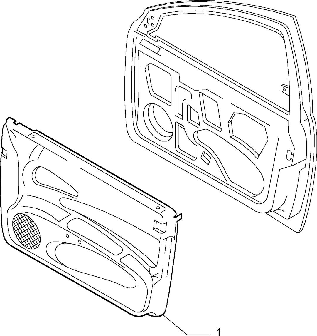 INTERIOR PANELS FOR FRONT SIDE DOORS 9